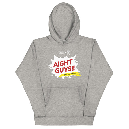 Black and Grey "AIGHT GUYS!!" Hoodie