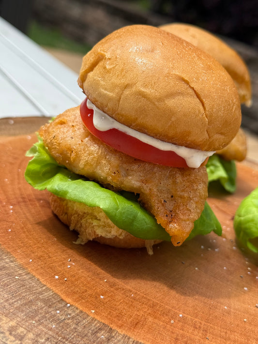 Fried Fish Sliders
