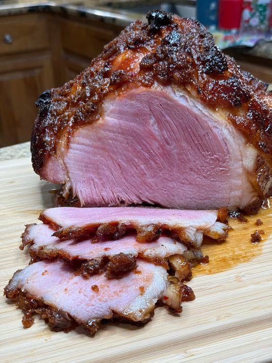 The Best Smoked Holiday Ham!